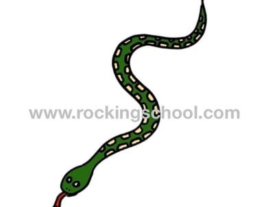 clipart snake cartoon drawing clip art