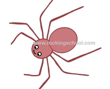 clipart spider cartoon drawing clip art