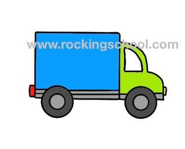 clipart truck cartoon drawing clip art