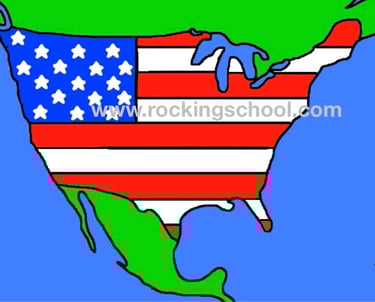clipart united states usa cartoon drawing clip art