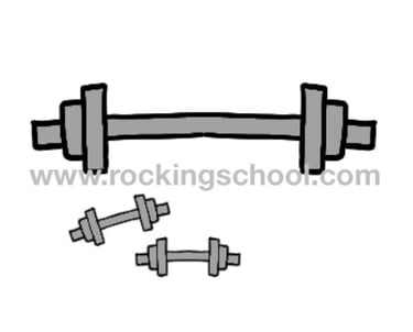 clipart weights cartoon drawing clip art
