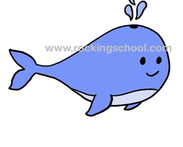 clipart whale cartoon drawing clip art