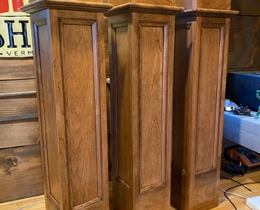Custom wood posts 