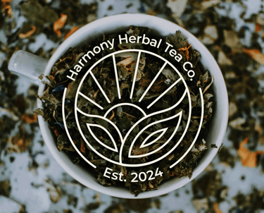 herbal tea branding, tea logo design