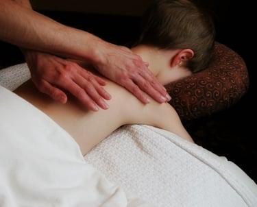 massage enfant dos