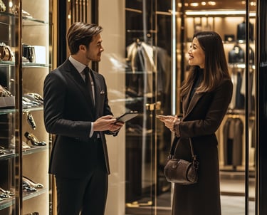 mourad Piron retail luxury client coaching digital CRM education
