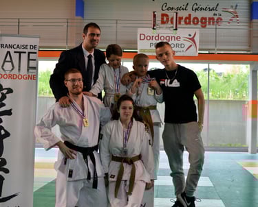 Podium Coupe de France Taï-Jitsu 2019