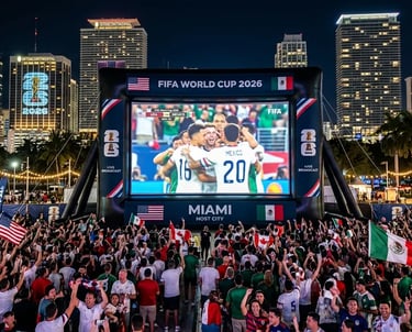 FIFA World Cup 2026 live screening Dubai FIFA 2026 fan zone Dubai