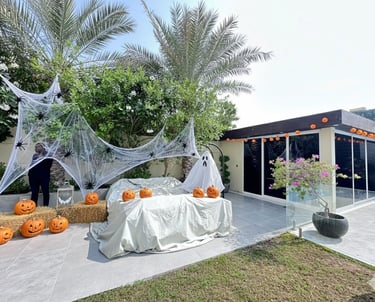 Halloween decorations in dubai, Halloween party dubai