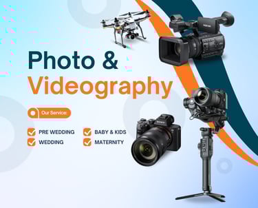 Photography and videography, a camera and a camera with a video camera