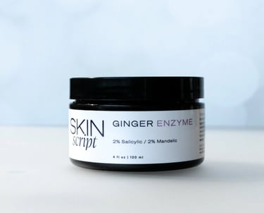 a jar of Ginger enzyme