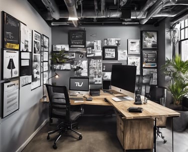 white and black bike inside building