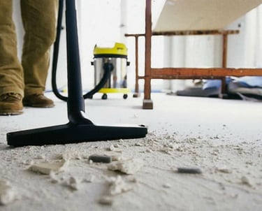 Nettoyage de fin de chantier et remise en état à Grenoble