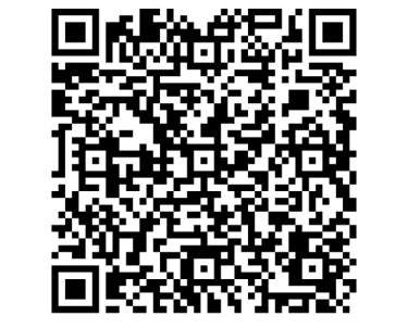 a qr coder with a black and white background
