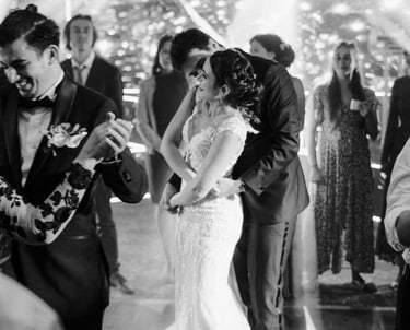 photo de soirée de mariage