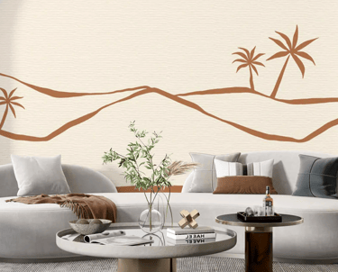 Papier peint original créé par Studio Kaktus pour la marque Le Papier Peint Français. 