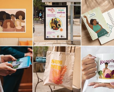 Illustration professionnelle : affiche, carnet, couverture de livre, totebag, livret de masse, mug