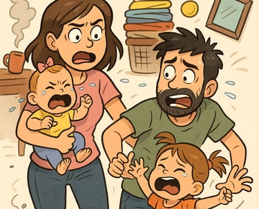 parenthood, chaos, children
