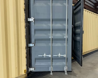 custom doors on a contianer