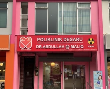 Poliklinik Desaru Dr.Abdullah@Maliq cantik dan bersih