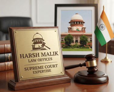 Supreme Court representation and expertise by Harsh Malik Law Offices.