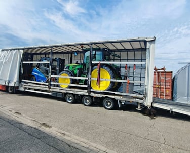 Transport Gabelstapler Traktor S&W Spedition