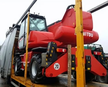 Transport Gabelstapler Traktor S&W Spedition