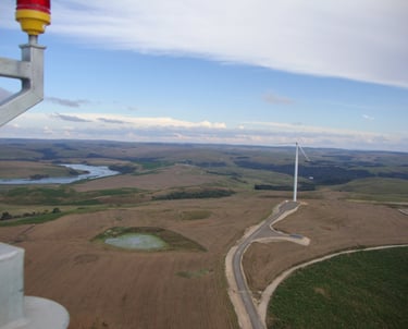 Gestão de construção de grandes parques eólicos