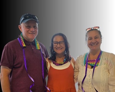 Happy people wearing Fusion Sash