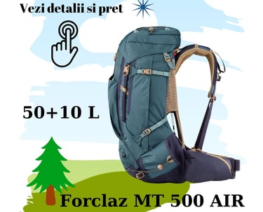 forclaz mt 500 air decathlon rucsac bun pentru urcari la munte