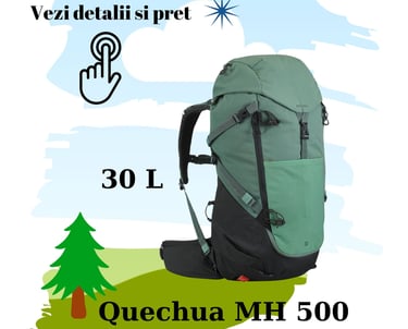 rucsac decathlon quechua mh 500 recomandat pe munte
