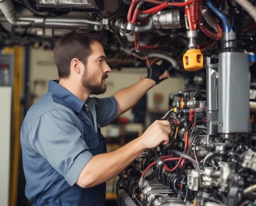 a man riding a skateboard down the side of a ramp