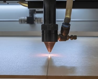 Acrylic cutting using CO2 Board