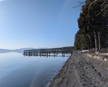 West shore of Lake Tahoe in Placer County, CA.