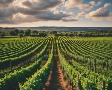 A large Brazilian flag is prominently displayed on a street, with a sunny sky in the background. There is a vendor walking along the sidewalk carrying more flags and other items. Cars are visible on the road, along with trees lining the street.