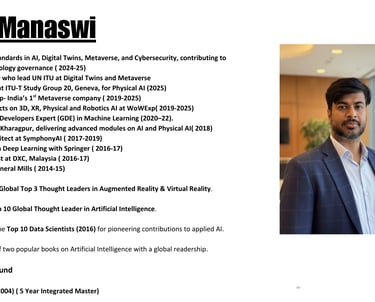 a man in a suit and tie with a name on it