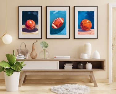 Eco-friendly sports premium wall art