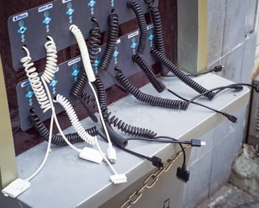 multiple cables in a harsh environment