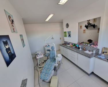 Consultório de Odontopediatria localizado no bairro Vila Rezende em Piracicaba-Sp