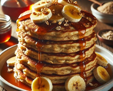 Banana Oat Pancakes (Egg-Free & Vegan)