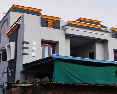 House of Painting: residential painting actual site Photo2.External Painting service. .