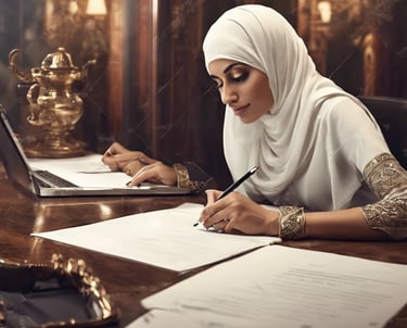 a man riding a skateboard down a street next to tall buildings
