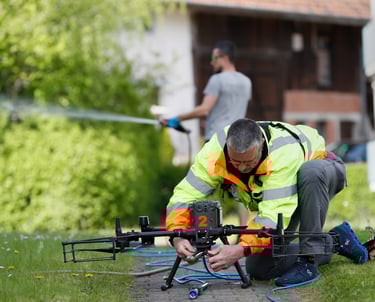 Swiss Drone Services cleaning equipment