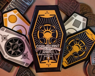 Coruscant Shift deck with Halcyon-inspired design from Hyperspace Props