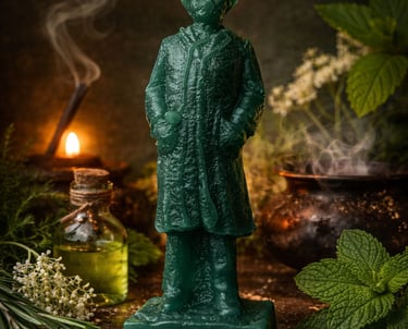 Esta vela representa el ritual de san Gregorio