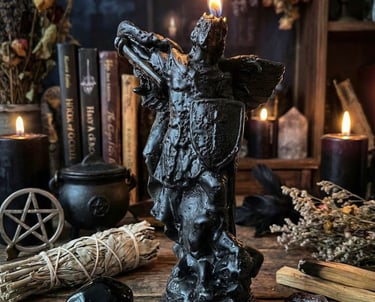 Esta vela representa el ritual del Arcangel San Miguel