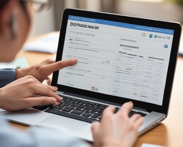 A large map is spread out on a table, surrounded by various stationery items including notebooks, pens, pencils, a highlighter, and brochures or travel-related pamphlets. The scene suggests planning, mapping out a journey, or organizing travel details.