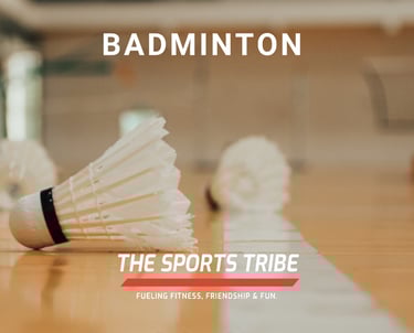 a badminton ball and badminton racket with a badminton ball in the background