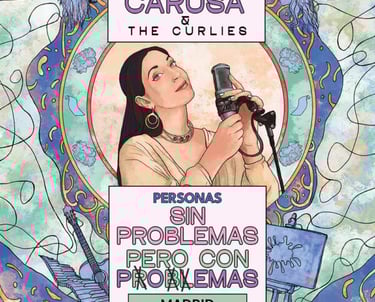 Cartel para el show "Personas sin problemas pero con problemas".
