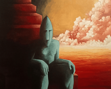 Sin título, Óleo en lienzo 100 x 80 cm.